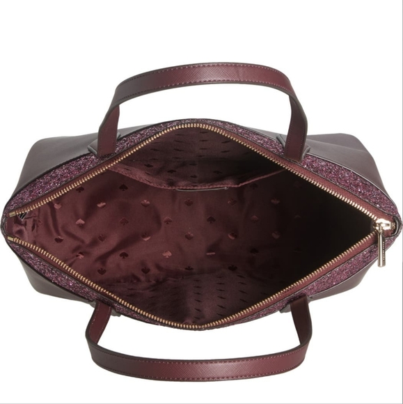 Kate Spade New York Flash Glitter Cherrywood Tote - Picture 5 of 7